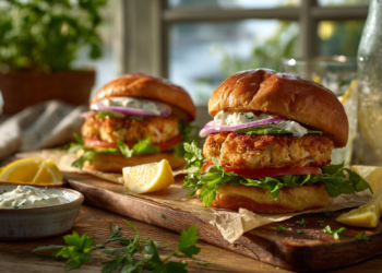 Simple Crab Cake Burgers 1