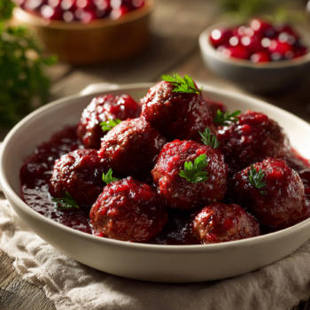 Tangy Cranberry Meatballs