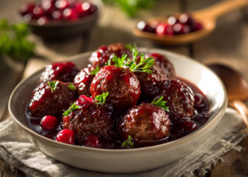Tangy Cranberry Meatballs
