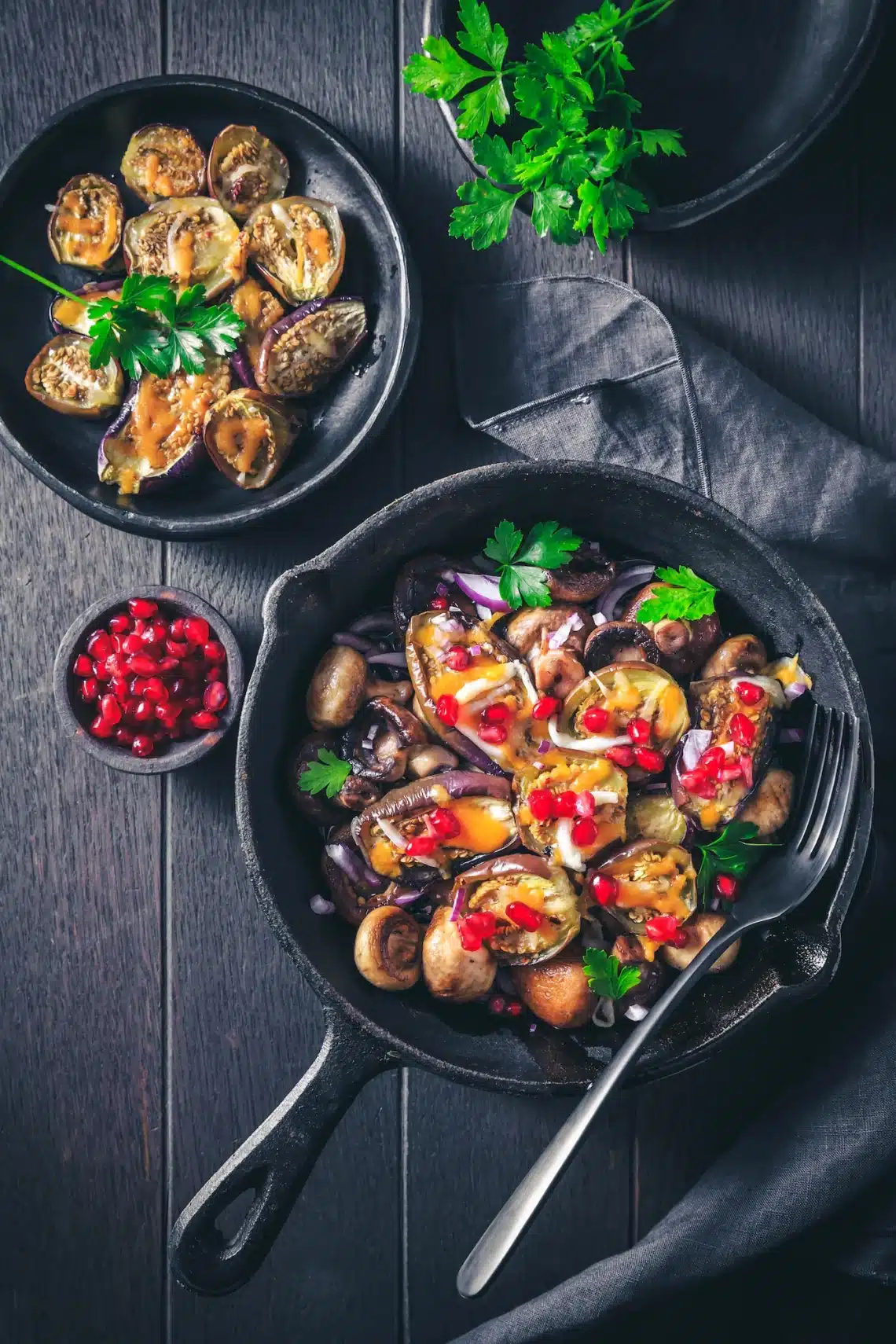 Yummy Peanuts And Chicken-Stuffed Eggplants
