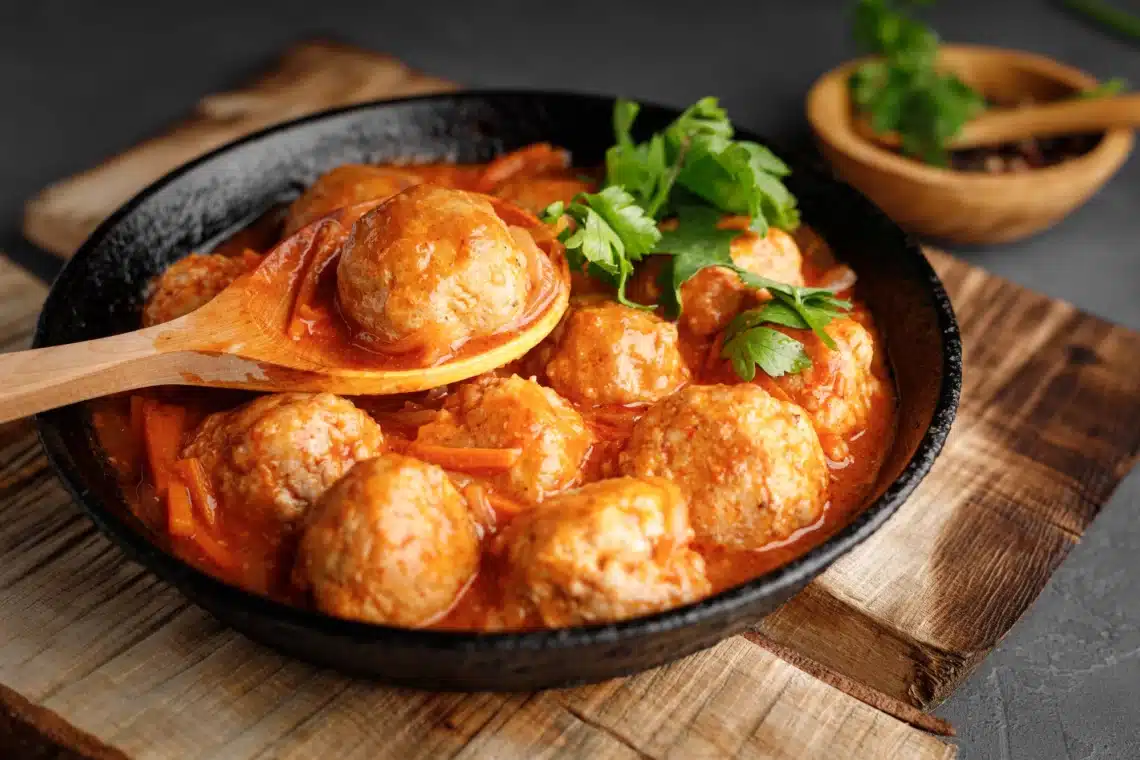Spicy Venison Meatballs With Homemade Sauce