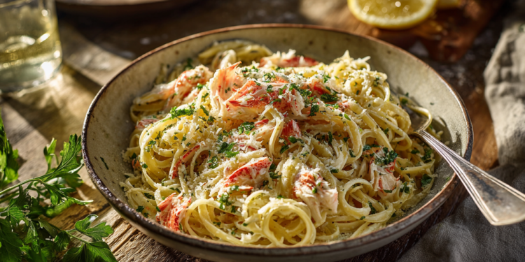 Flavourful Pasta With Crab Meat Recipe