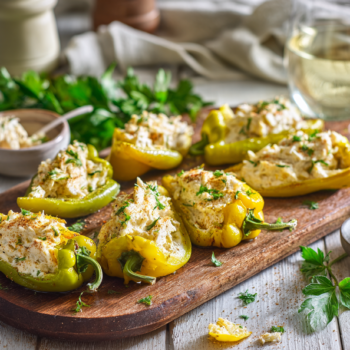 Spicy Crab-Stuffed Pepperoncini Recipe