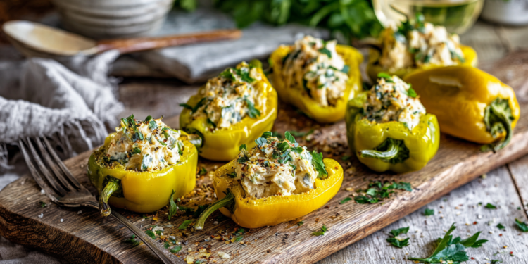Spicy Crab-Stuffed Pepperoncini Recipe