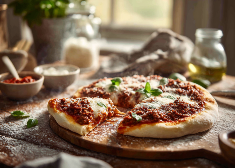 Minced Meat Pizza Easy To Make, Easy To Bake