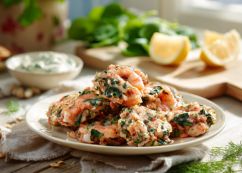 Toothsome Shrimp And Spinach With Angel Hair Pasta
