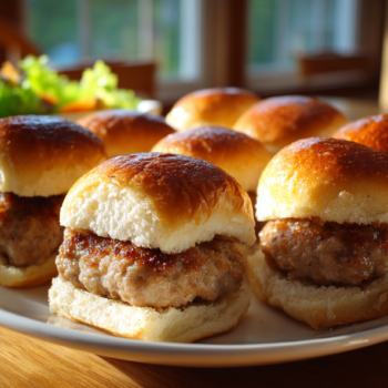 Easy-Peasy Minced Veal Sliders For Your Little Ones
