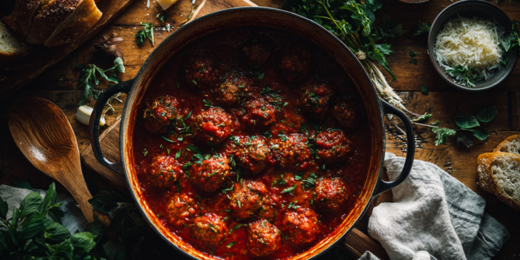 Spicy Venison Meatballs With Homemade Sauce