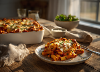 Delicious Baked Ziti Zips Up Dinner