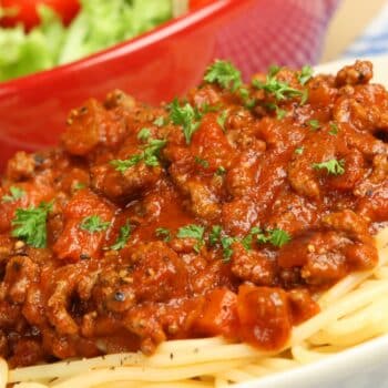 The Best Spaghetti And Meat Sauce