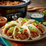 Hearty Slow Cooker Chicken Tacos