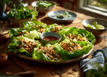 Authentic Thai Chicken Wraps