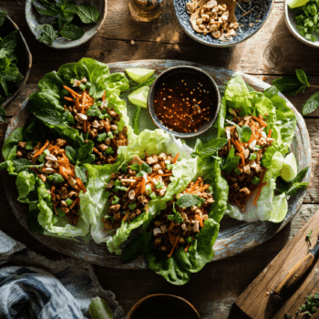 Authentic Thai Chicken Wraps