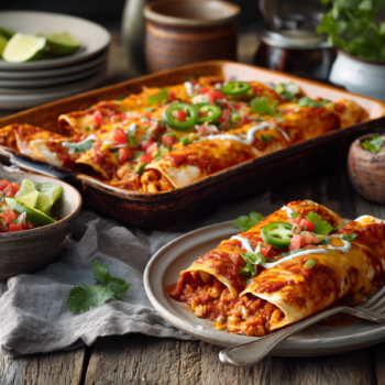 Healthy Skinny Turkey Enchiladas