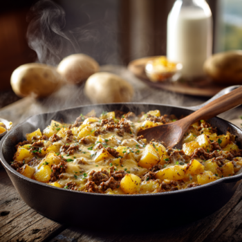The Best Cheesy Hashbrowns Hamburger Skillet 2 The Best Cheesy Hashbrowns Hamburger Skillet