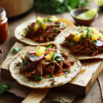 Easy Slow Cooker Ginger Sriracha Bbq Pork Tacos