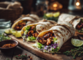 Savoury Jamaican Jerk Chicken Wraps