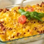 Mexican Ground Beef Casserole With Rice In 9X13 Baking Dish