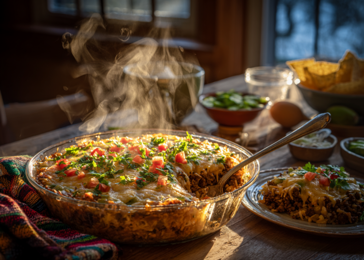 Party Perfect Mexican Ground Beef Casserole With Rice