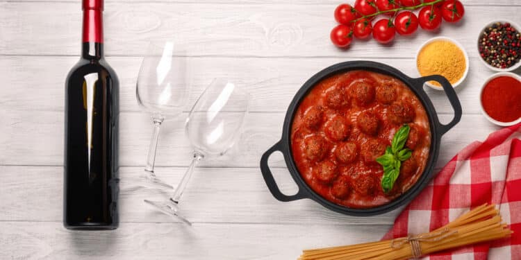 Wine And Mince Meatballs