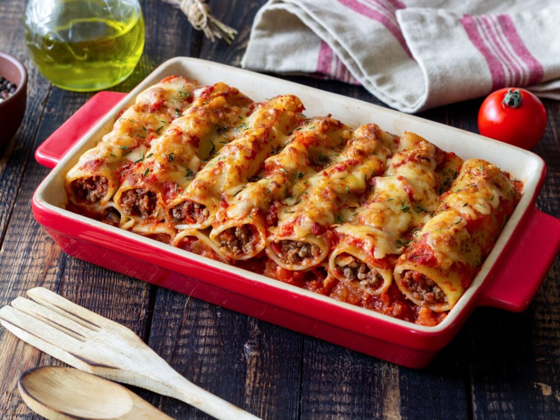 Savory Beef And Ricotta Cannelloni Recipe 1 Beef And Ricotta Cannelloni