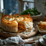 Chicken Mince Phyllo Pie Recipe