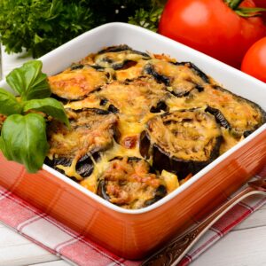 Classic Eggplant Moussaka Recipe 2 Eggplant Moussaka Min