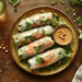 Spring Rolls With Peanut Sauce