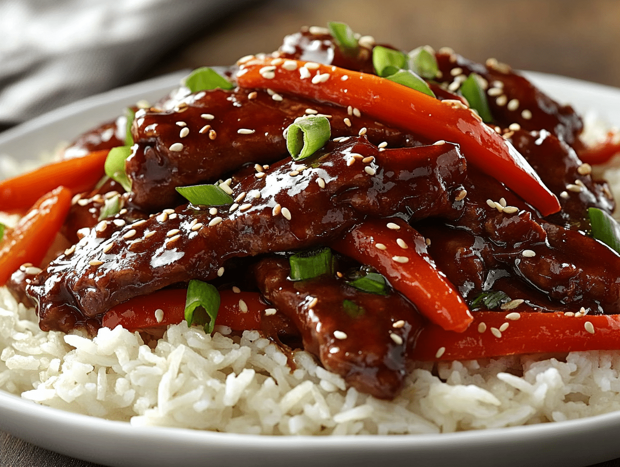 Sizzling Mongolian Beef: A Flavor-Packed Culinary Journey