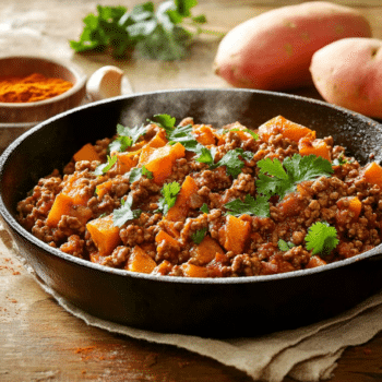Ground Turkey Sweet Potato Skillet