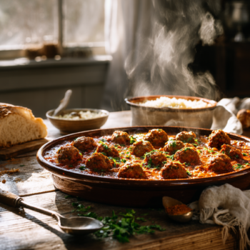 Spicy North African Meatballs In Rich Tomato Sauce 2 Spicy North African Meatballs In Rich Tomato Sauce