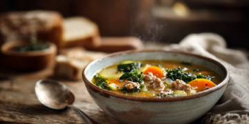 Rustic Turkey And Vegetable Soup A Hearty Eastern Delight