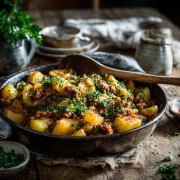 Savory Pork Mince And Potatoes