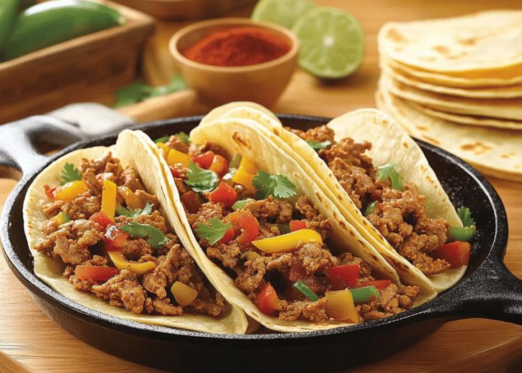 Pork Mince Fajitas