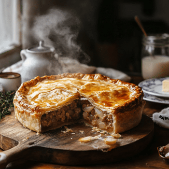 Pork Mince And Pickled Onion Pie