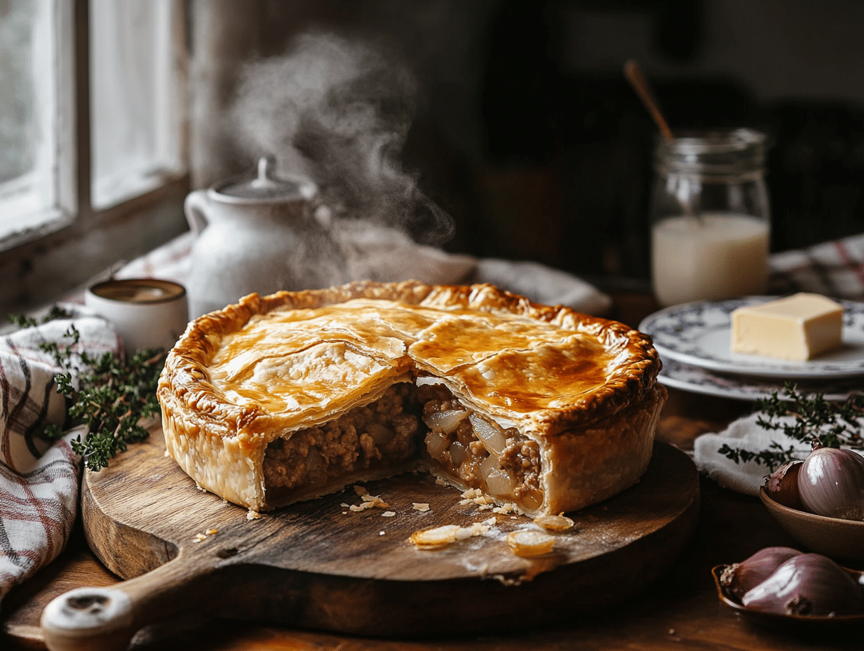 97 Britsh Inspired Mince Recipes 42 Rustic British Pork Pie With Tangy Pickled Onions
