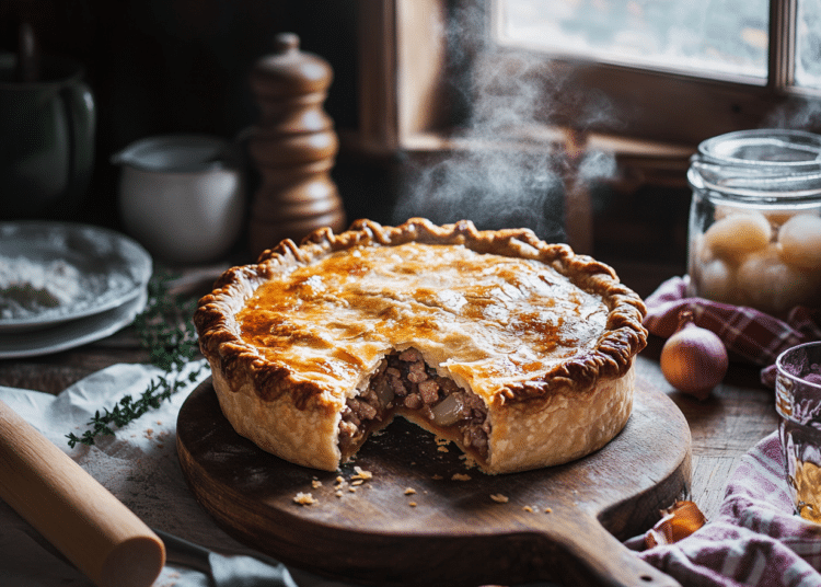 Pork Mince And Pickled Onion Pie