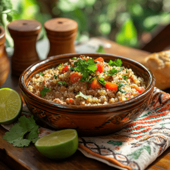 Minced Lamb And Quinoa Bolivian Style