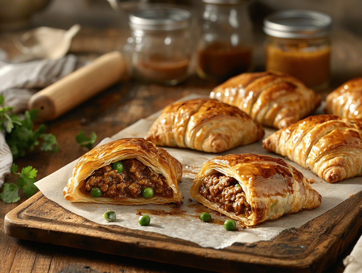 97 Britsh Inspired Mince Recipes 43 Spicy Beef Puffs: A Fusion Of British And Asian Flavors