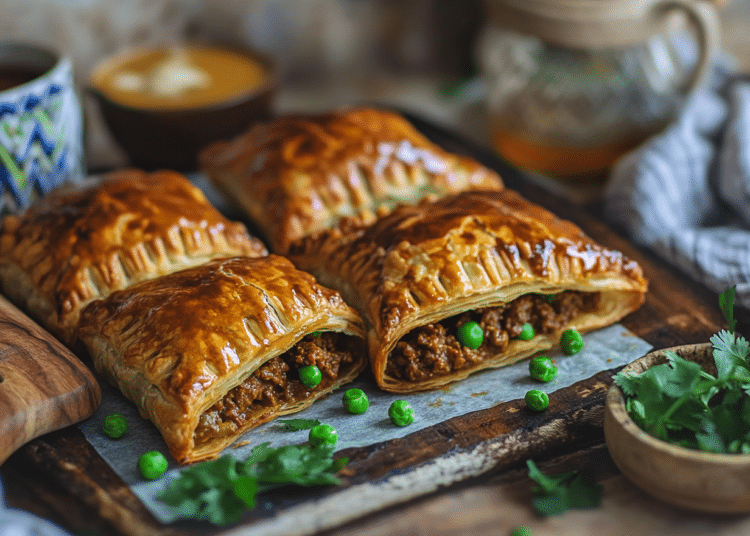 Minced Beef Curry Puff Pastry