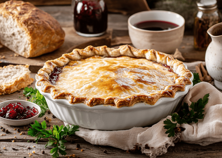 Lamb Mince Pie With Redcurrant Jelly