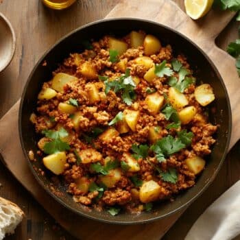 Spicy Minced Lamb And Potato Migas