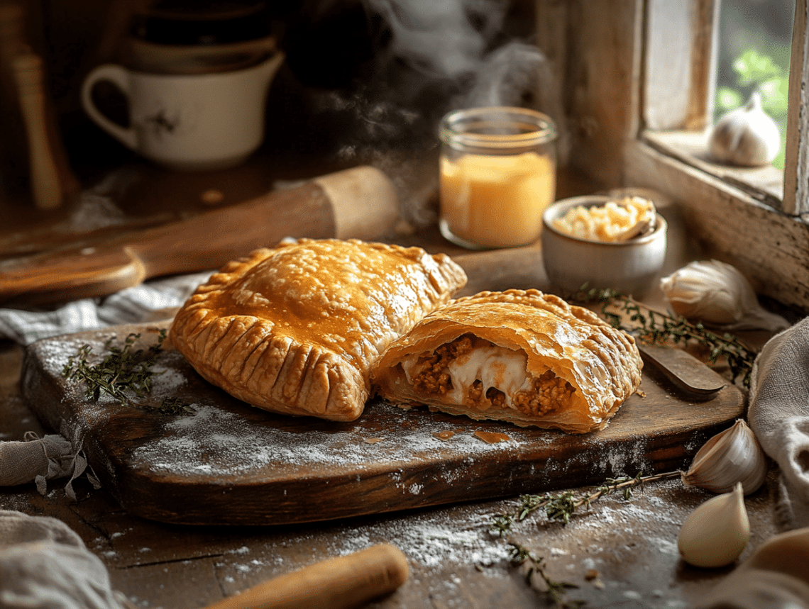 Savory Pork And Red Leicester Pasties: A British Delight 1 Pork Mince And Red Leicester Pasty