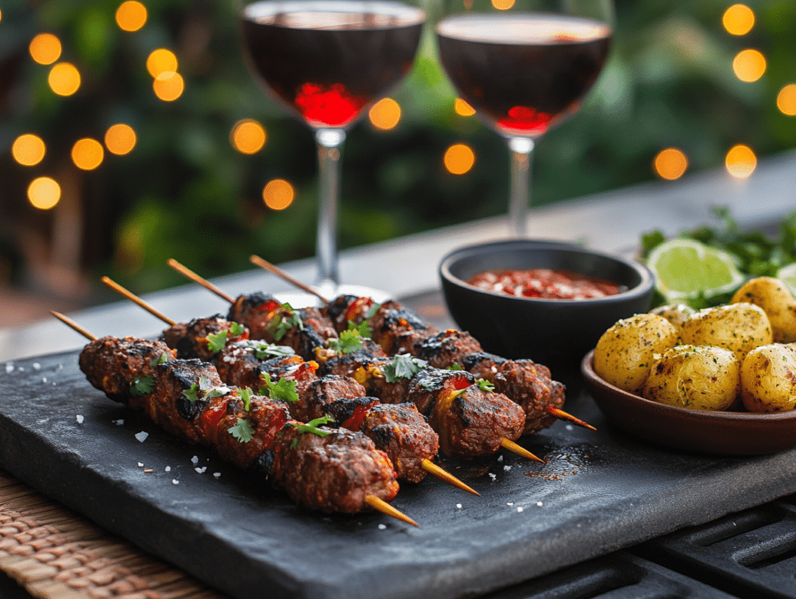 Minced Beef Anticuchos Skewers