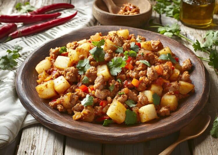 Minced Pork And Chili Juane De Yuca