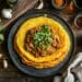 Minced Lamb And Turmeric Pancakes