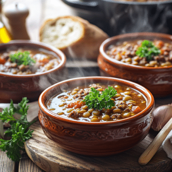 Beef Mince And Lentil Stew