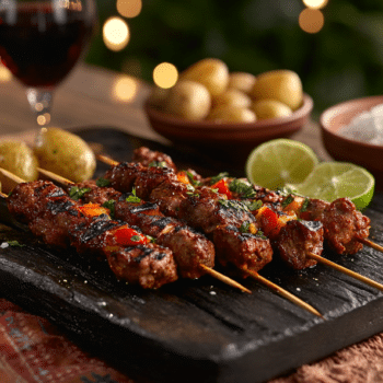 Minced Beef Anticuchos Skewers