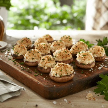 Boursin Stuffed Mushrooms