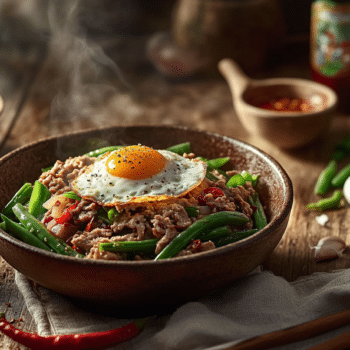 Spicy Lamb Pad Kra Pao Stir Fry With Thai Basil 2 Lamb Mince Pad Kra Pao (Thai Basil Stir Fry)